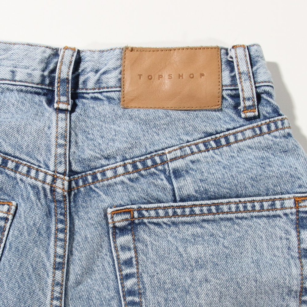 Topshop Ovoid Crop Moto Jeans - Picture 8 of 14